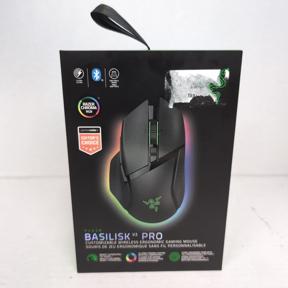 Razer Basilisk V3 Pro RZ01-0462 Wireless Gaming Mouse Black