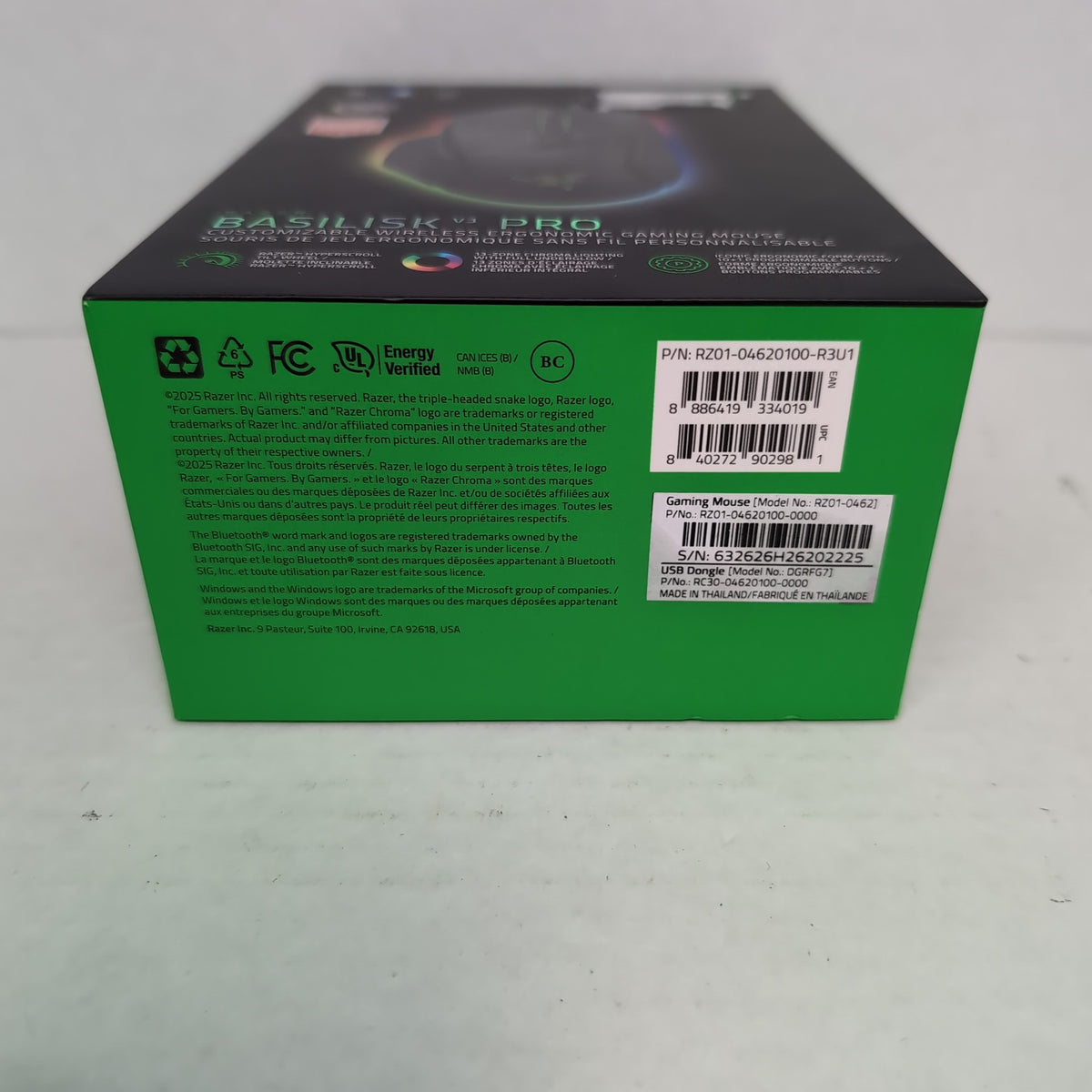 Razer Basilisk V3 Pro RZ01-0462 Wireless Gaming Mouse Black