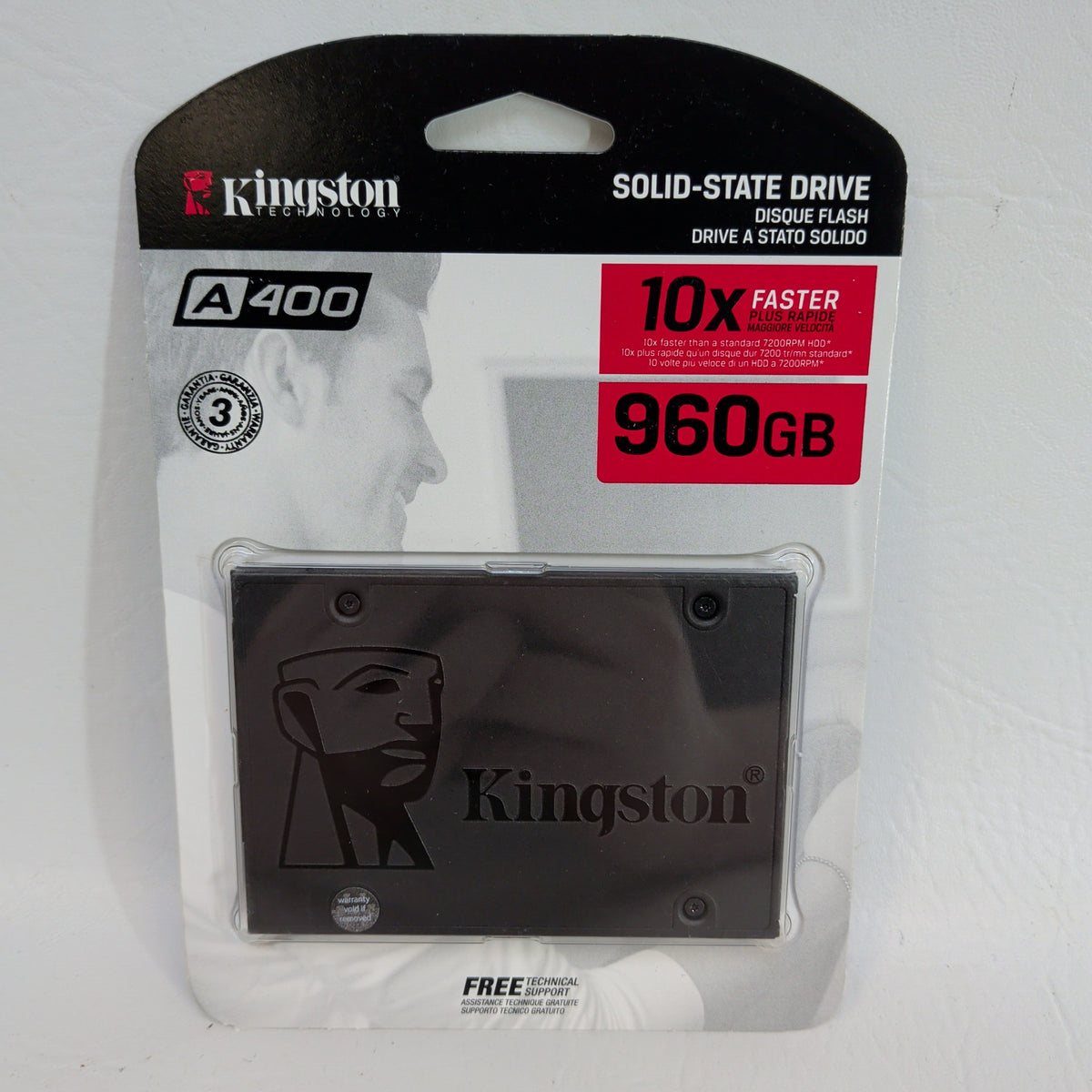 New Kingston 2.5" A400 1TB SATA Rev. 3.0 SSD SA400S37/960G