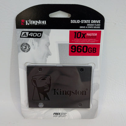 New Kingston 2.5" A400 1TB SATA Rev. 3.0 SSD SA400S37/960G