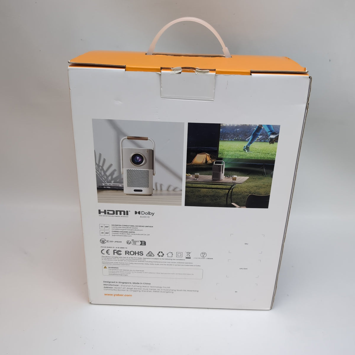 Yaber Projector T2 1920 x 1080 450 ANSI Lumens Portable Projector T2