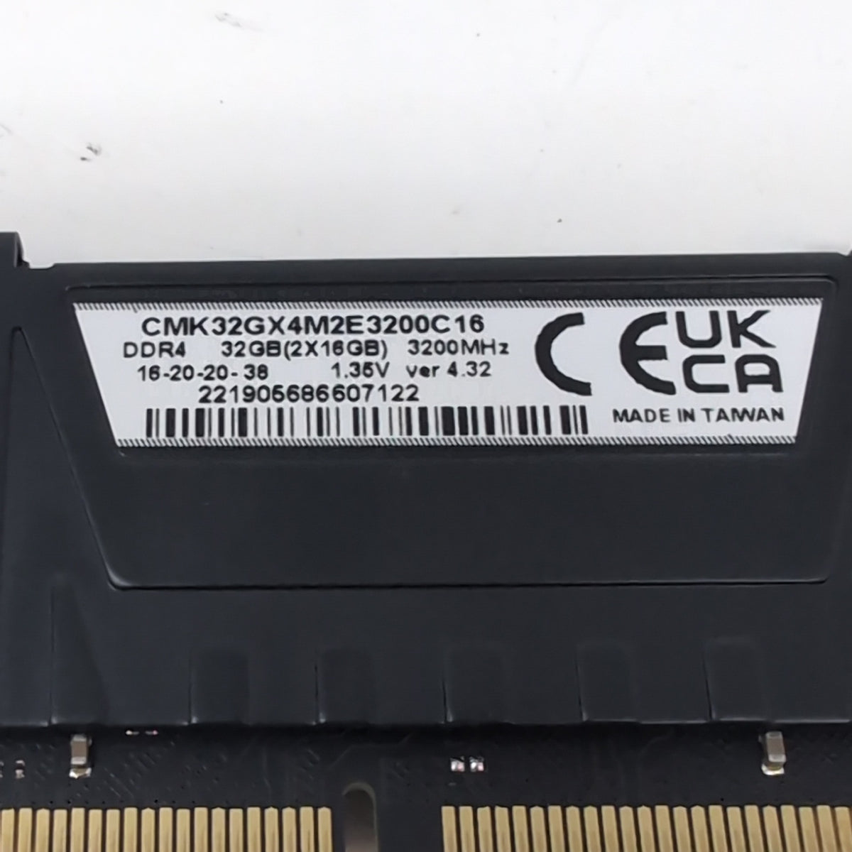 Corsair Vengeance LPX 32GB (2x16GB) RAM DDR4 3200MHz CMK32GX4M2E3200C16