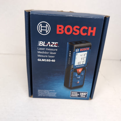 New Bosch GLM165-40 Laser Measure GLM165-40 BLAZE Pro Distance 3V Tool