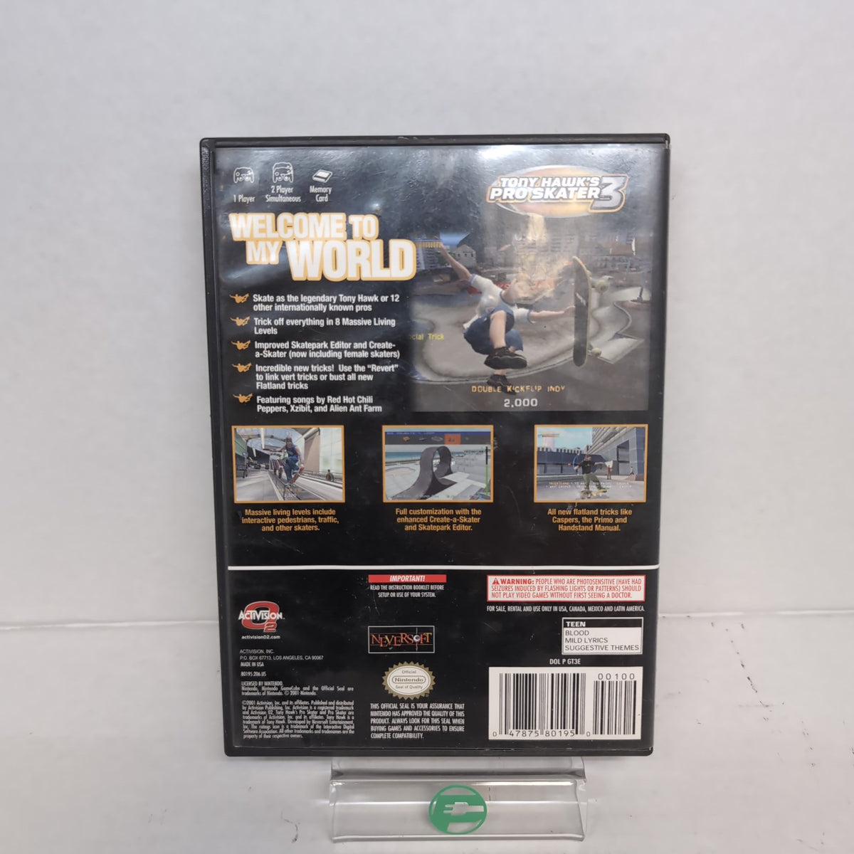 Tony Hawk 3 (Nintendo GameCube, 2001)