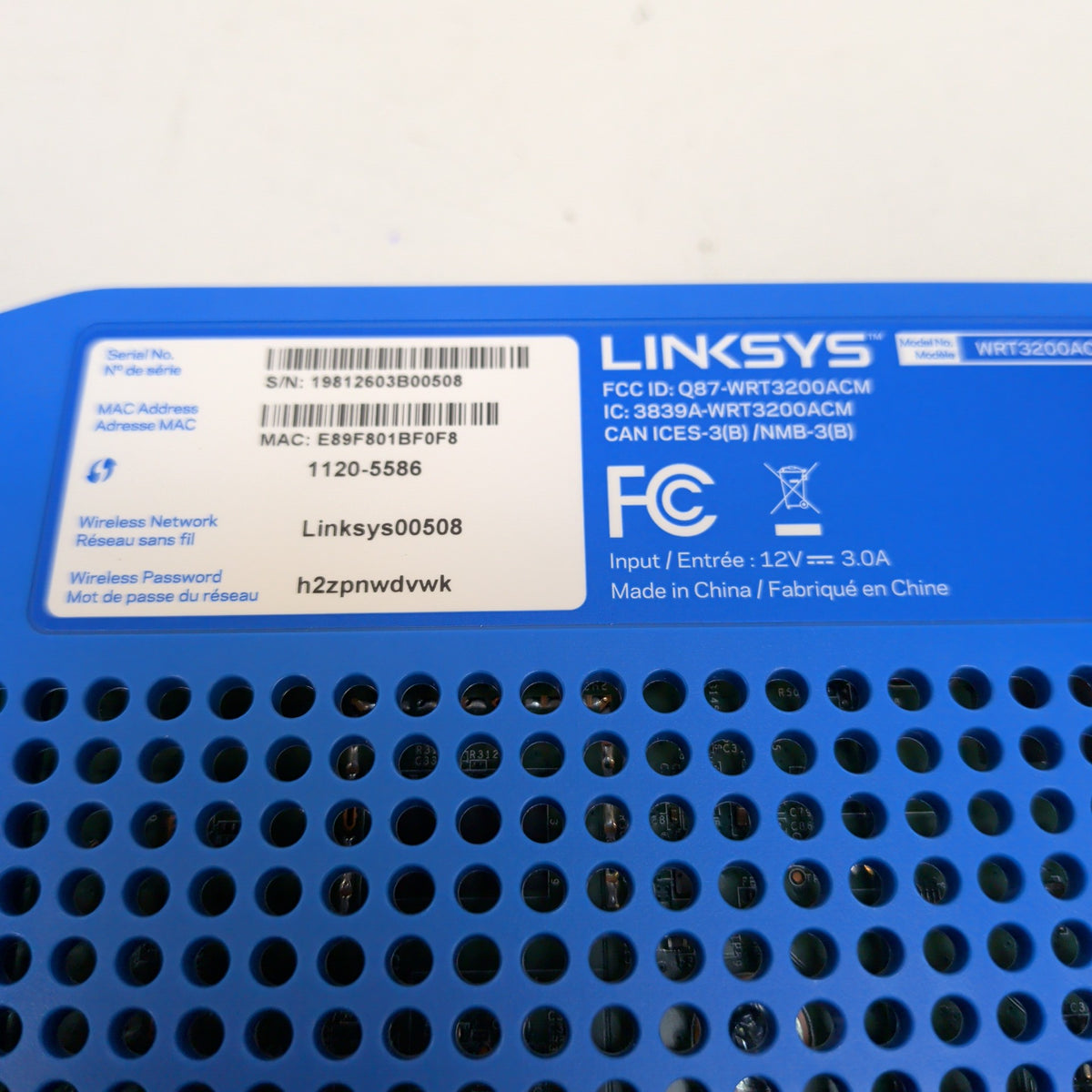 Linksys WRT3200ACM Dual Band WiFi 5 WRT3200ACM Home Router