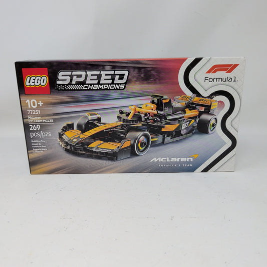 New LEGO McLaren F1 Team MCL38 Race Car 77251 Speed Champions Formula 1 pcs