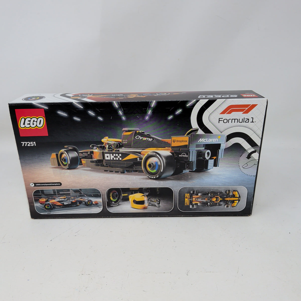 New LEGO McLaren F1 Team MCL38 Race Car 77251 Speed Champions Formula 1 pcs