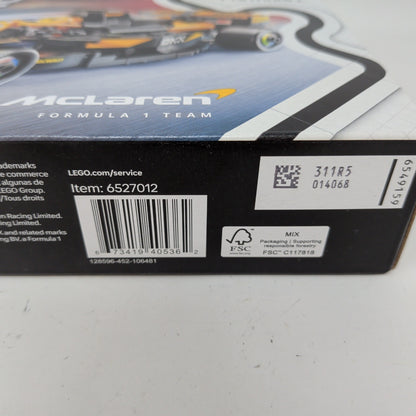 New LEGO McLaren F1 Team MCL38 Race Car 77251 Speed Champions Formula 1 pcs