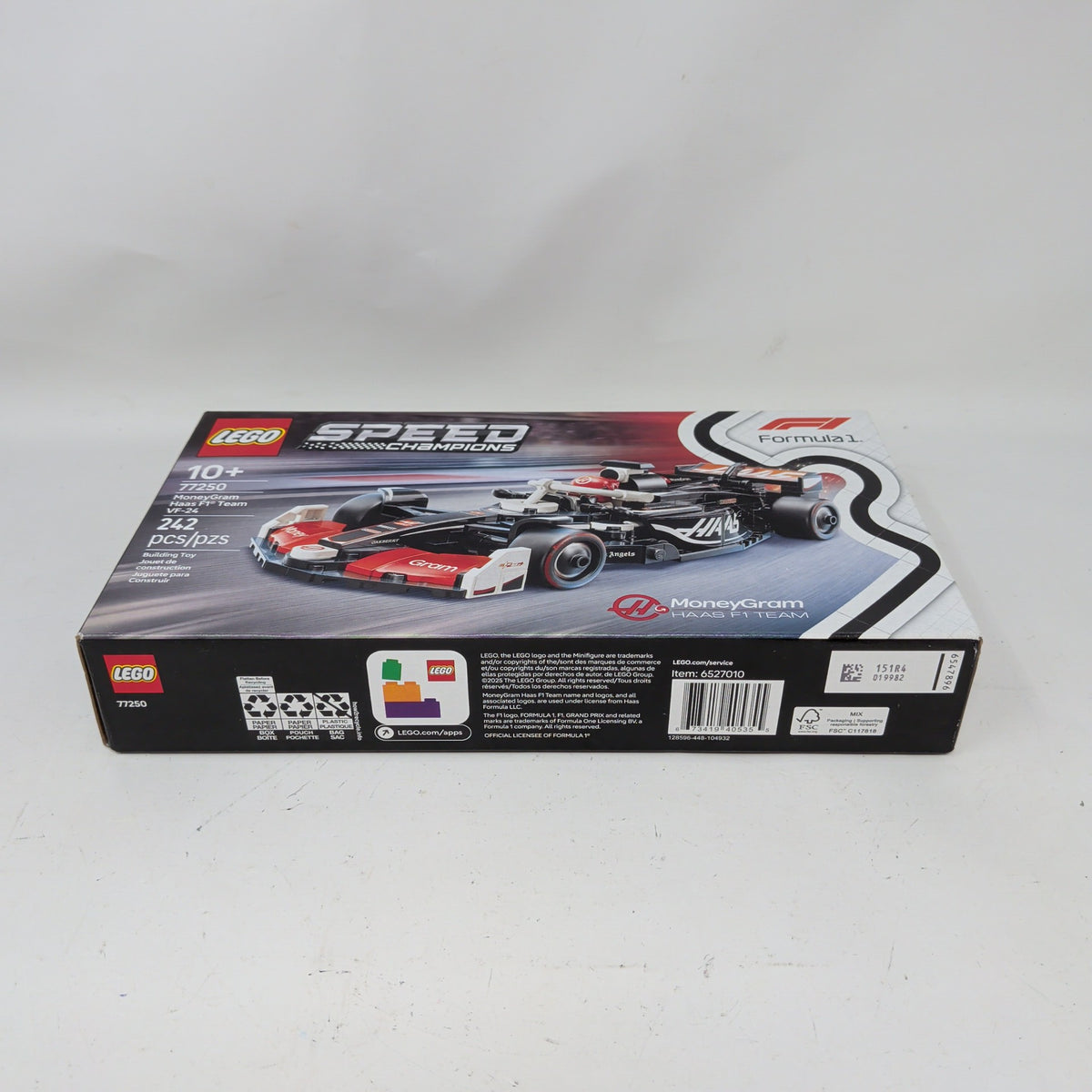 New LEGO Speed Champions Haas F1 Team VF-24 77250 Formula 1 Race Car 
