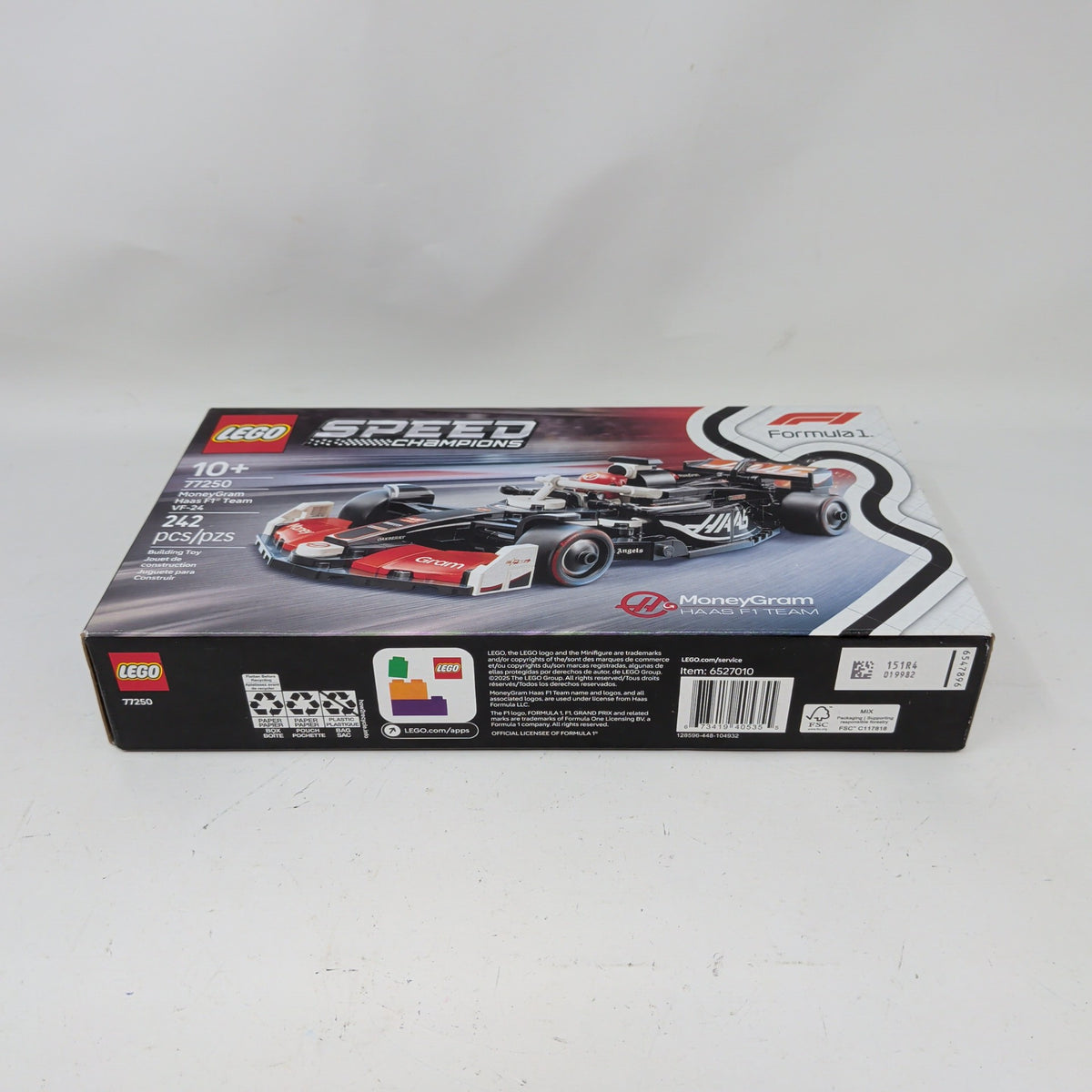 New LEGO Speed Champions Haas F1 Team VF-24 77250 Formula 1 Race Car 