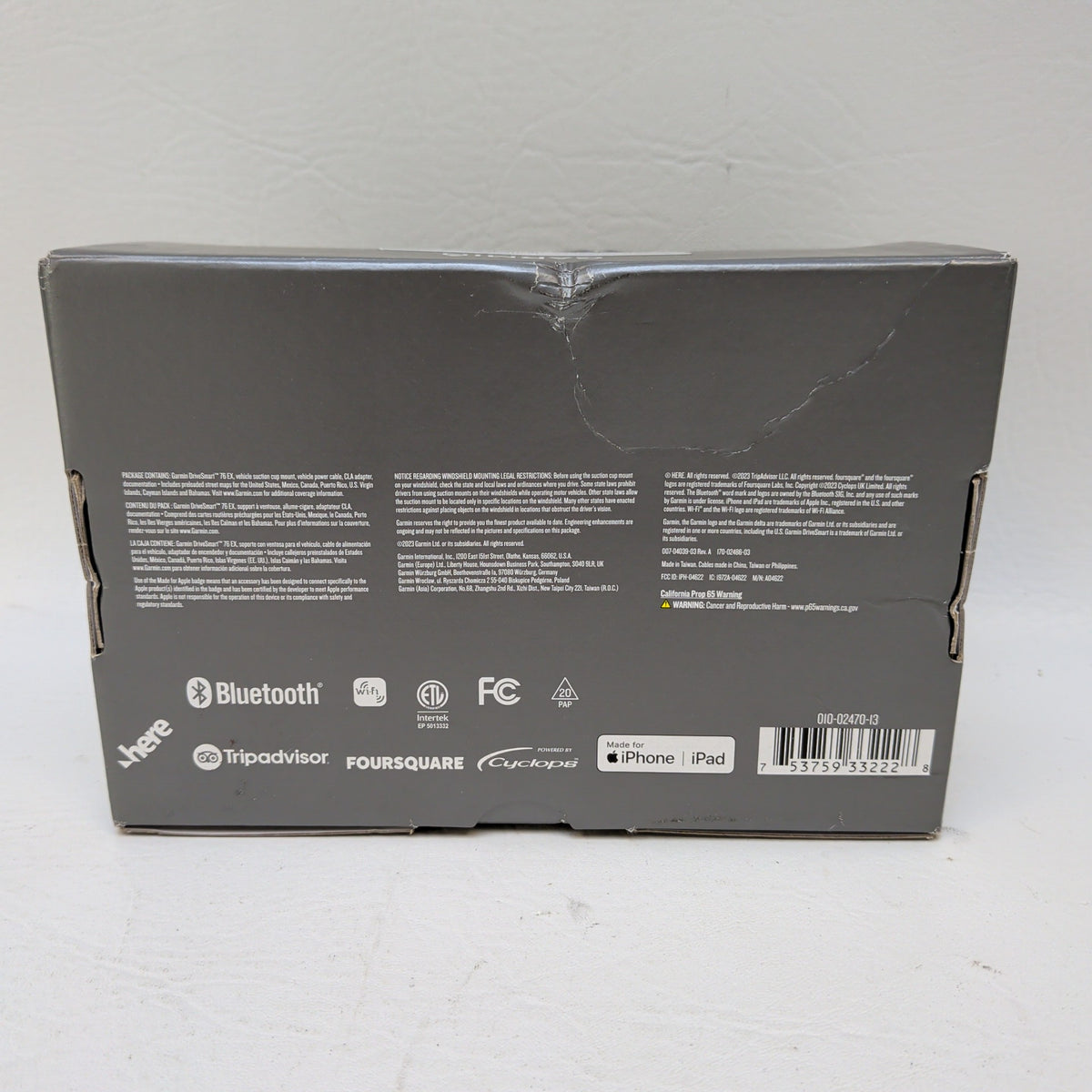 New Garmin Drivesmart 76 EX GPS Navigator 010-02470-13