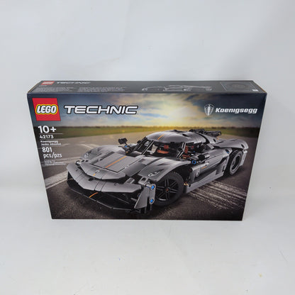 New LEGO Koenigsegg Jesko Absolut Grey Hypercar 42173 TECHNIC Cars 801pcs