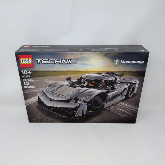 New LEGO Koenigsegg Jesko Absolut Grey Hypercar 42173 TECHNIC Cars 801pcs
