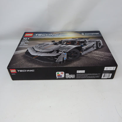 New LEGO Koenigsegg Jesko Absolut Grey Hypercar 42173 TECHNIC Cars 801pcs