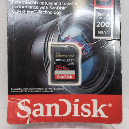 New SanDisk Extreme PRO 256GB SDXC UHS-I Memory Card 200MB/s