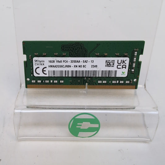 SK Hynix 1Rx8 PC4-3200AA-SA2-13 16GB (1x16GB) RAM DDR4 3200MHz HMAA2GS6CJR8N
