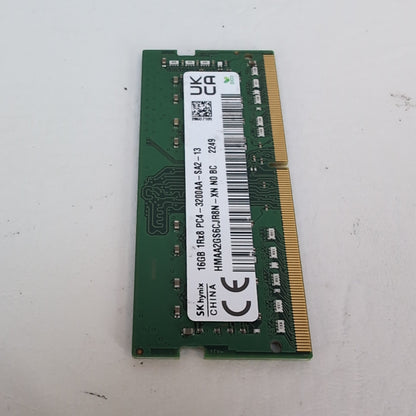 SK Hynix 1Rx8 PC4-3200AA-SA2-13 16GB (1x16GB) RAM DDR4 3200MHz HMAA2GS6CJR8N