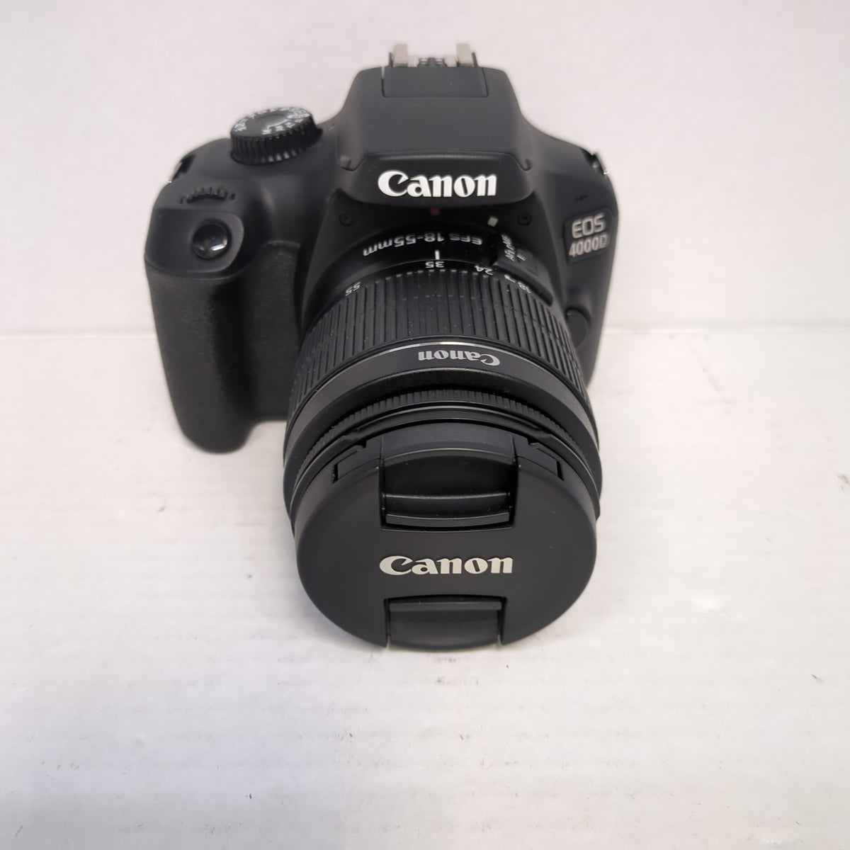 Canon EOS 4000D 18.0MP DSLR Camera Black w/ EF-S 18-55mm III Lens & Flash Kit