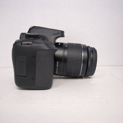 Canon EOS 4000D 18.0MP DSLR Camera Black w/ EF-S 18-55mm III Lens & Flash Kit