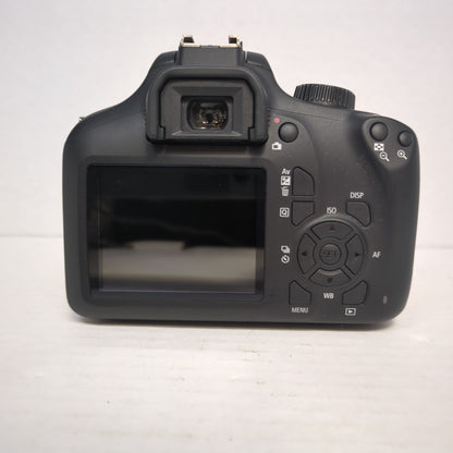Canon EOS 4000D 18.0MP DSLR Camera Black w/ EF-S 18-55mm III Lens & Flash Kit