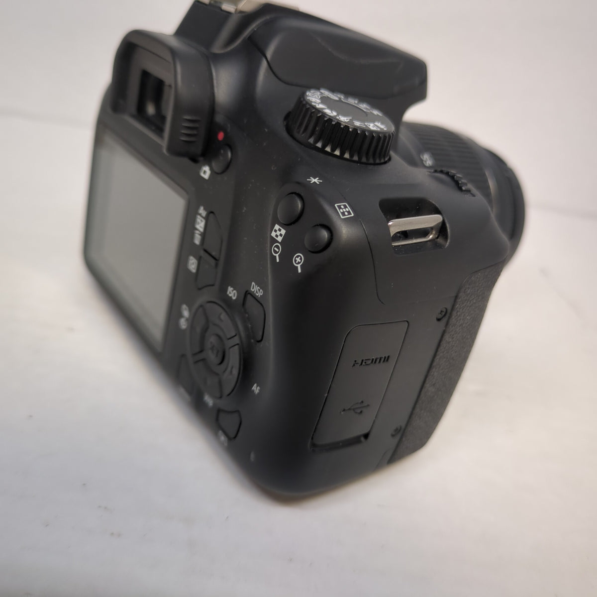 Canon EOS 4000D 18.0MP DSLR Camera Black w/ EF-S 18-55mm III Lens & Flash Kit