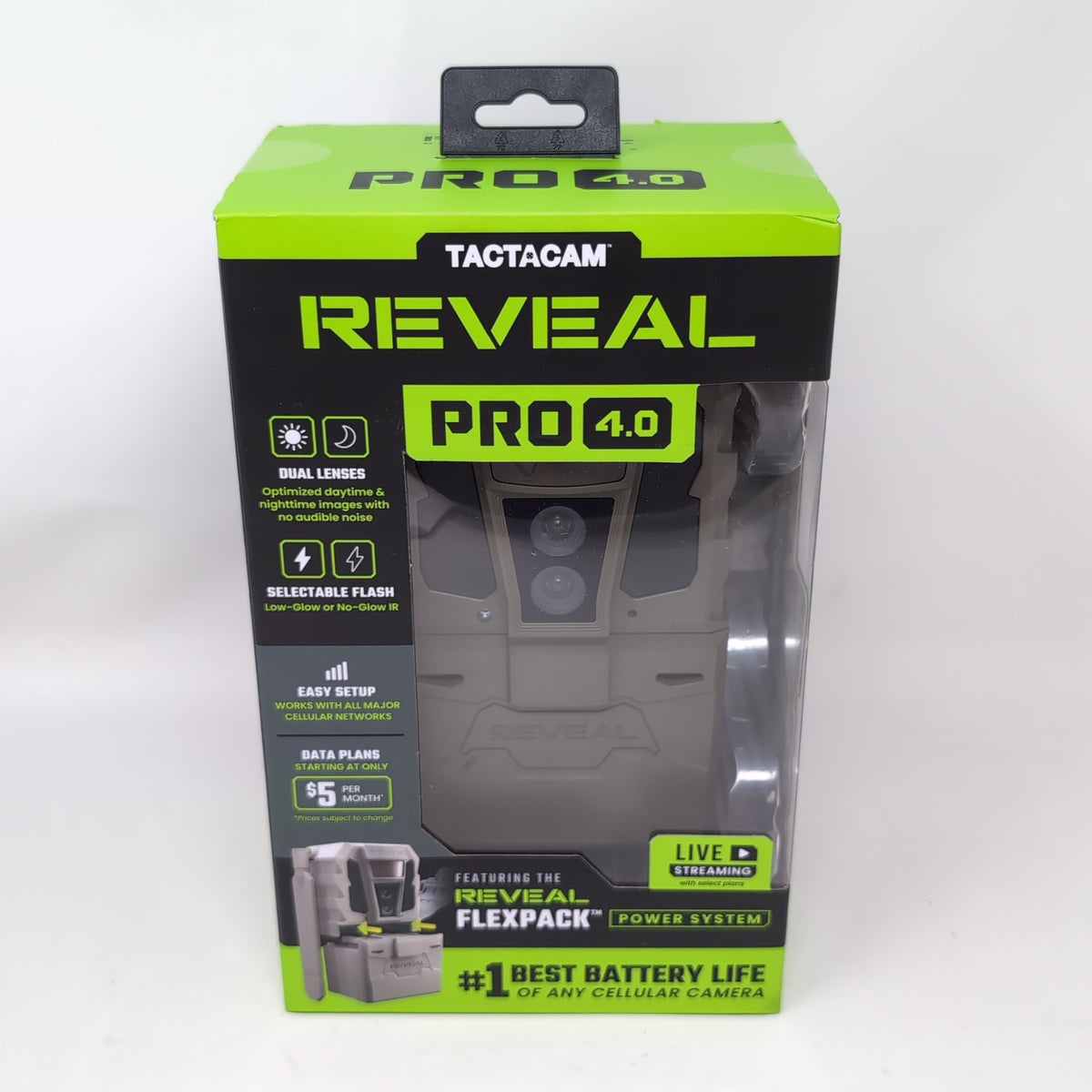 New Tactacam Reveal Pro 4.0 Cellular Trail Camera RV-TC-XP4
