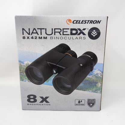 New Celestron Nature DX 8x42 Roof Prism Binoculars 72322