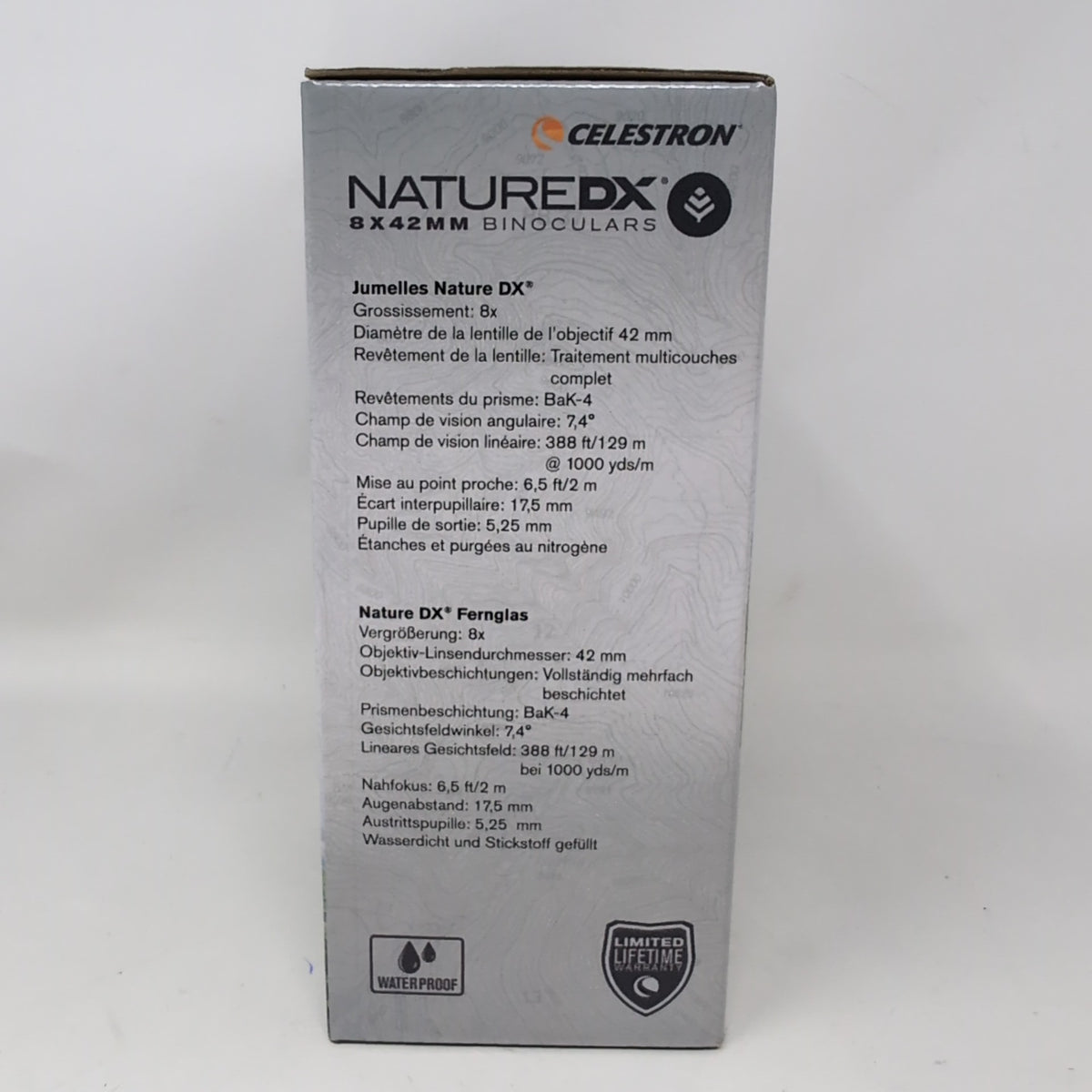 New Celestron Nature DX 8x42 Roof Prism Binoculars 72322