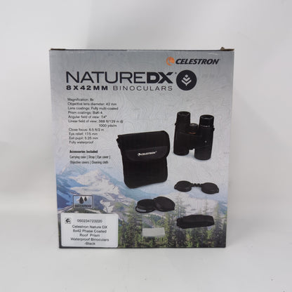 New Celestron Nature DX 8x42 Roof Prism Binoculars 72322