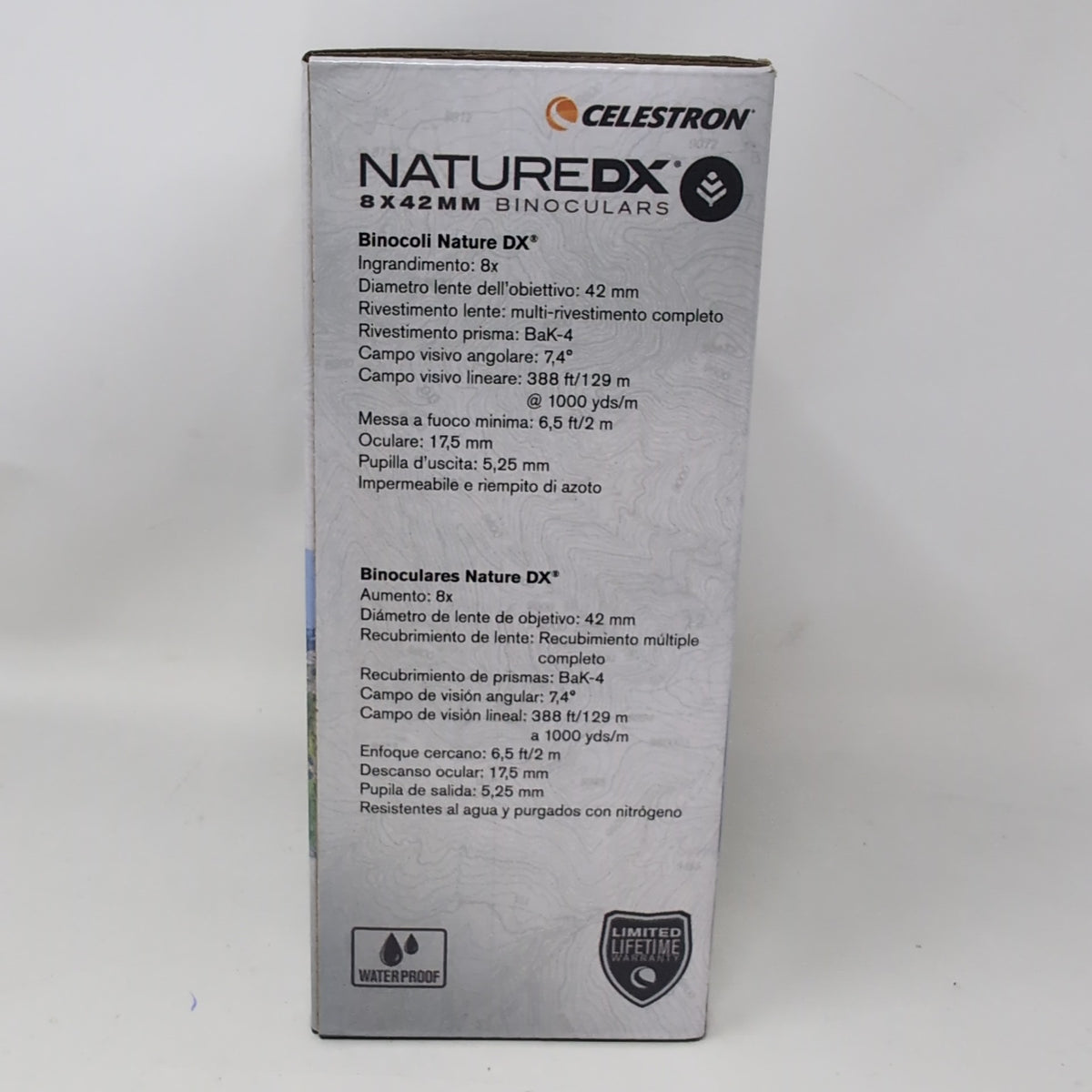 New Celestron Nature DX 8x42 Roof Prism Binoculars 72322