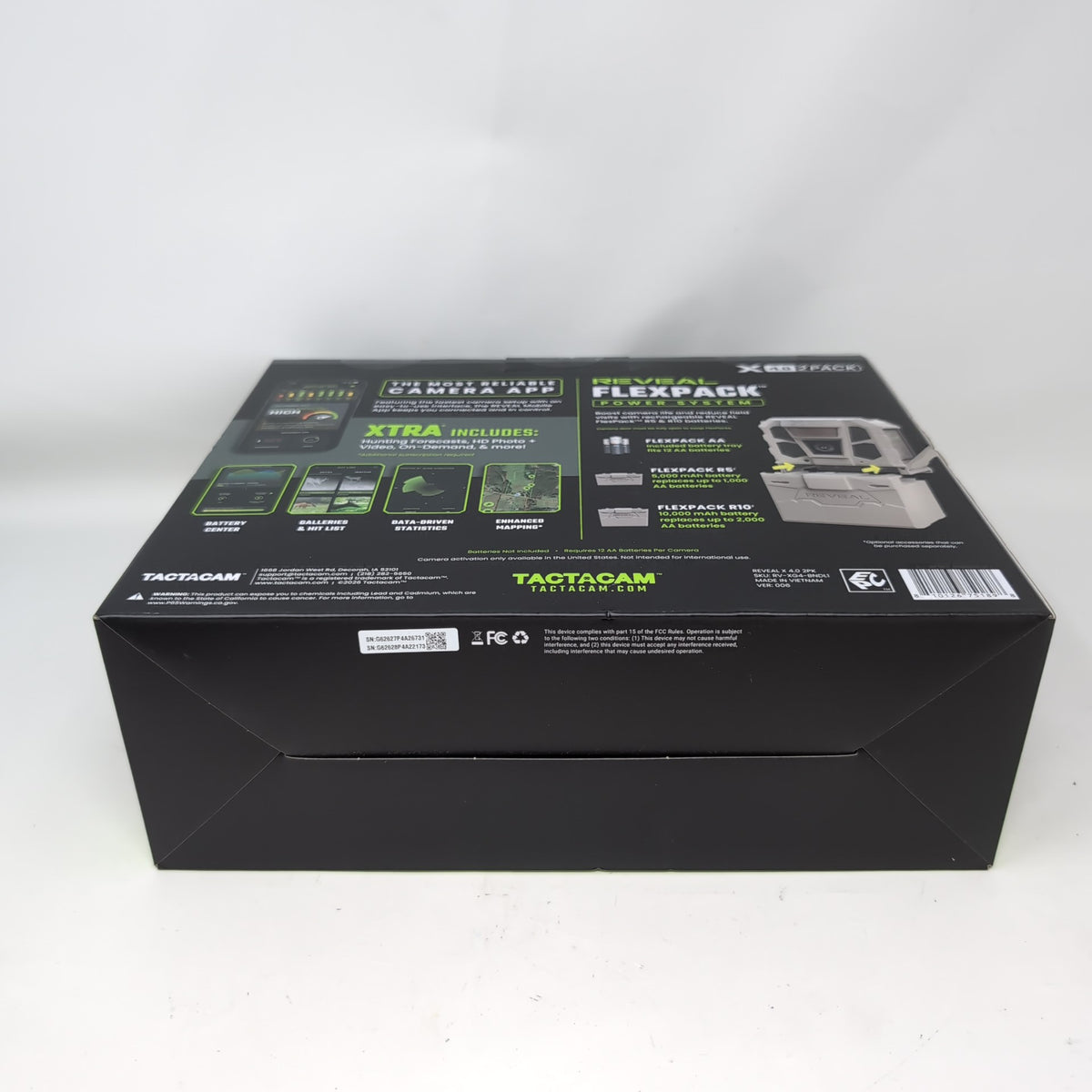 New Tactacam X 4.0 2-Pack Cellular Trail Camera RV-XG4-BNDL1