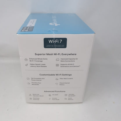 New TP-Link BE4800 Dual Band WiFi 7 WB14400 Home Mesh System