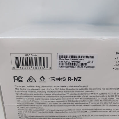 New TP-Link BE4800 Dual Band WiFi 7 WB14400 Home Mesh System