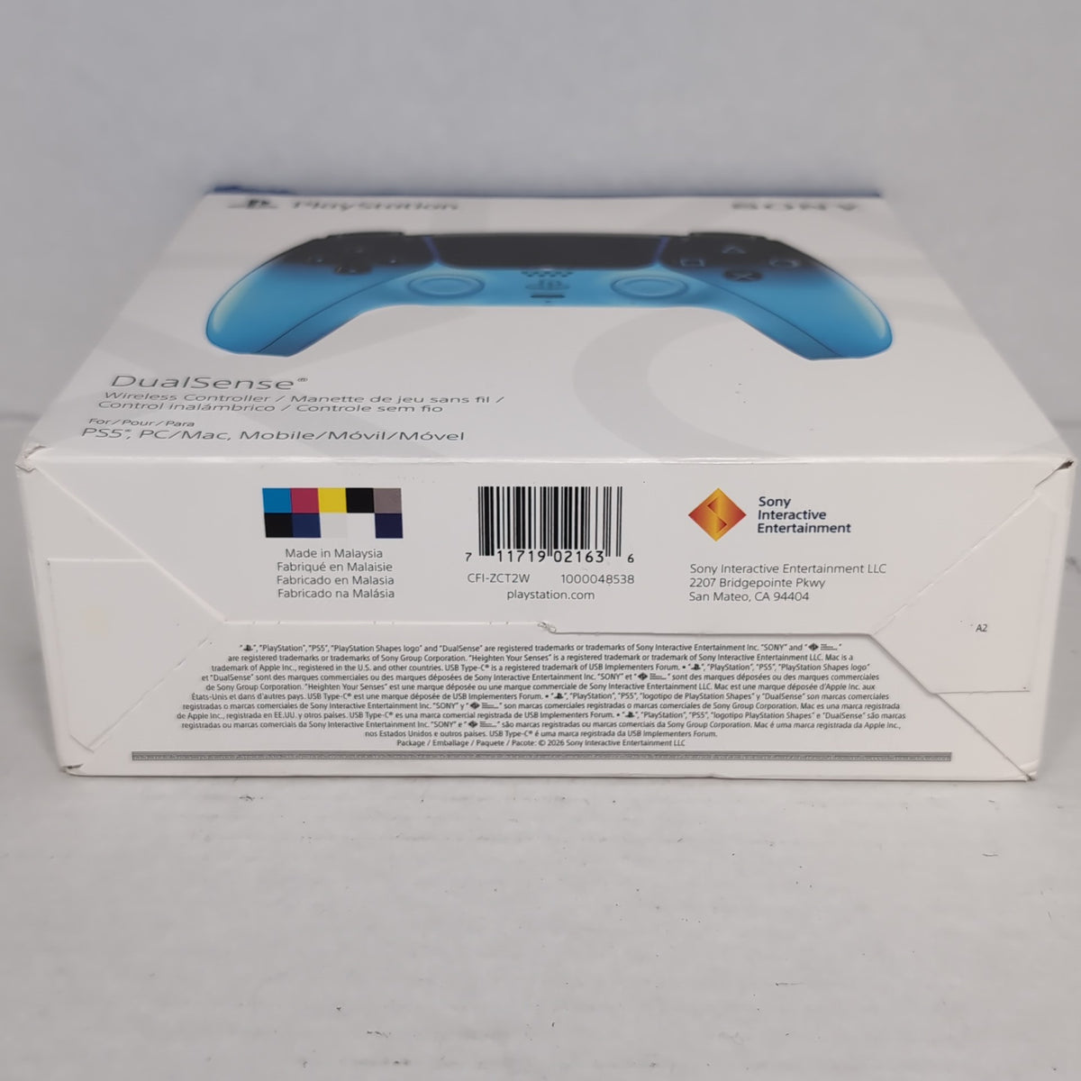 Sony PlayStation 5 PS5 DualSense Wireless Controller Rhythm Blue CFI-ZCT2W