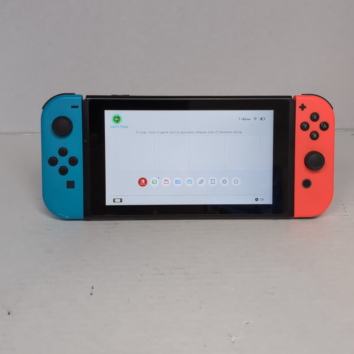 Nintendo Switch v1 Console Gaming System HAC-001 Red/Blue