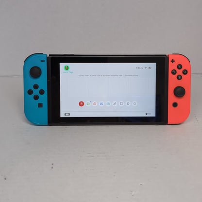 Nintendo Switch v1 Console Gaming System HAC-001 Red/Blue