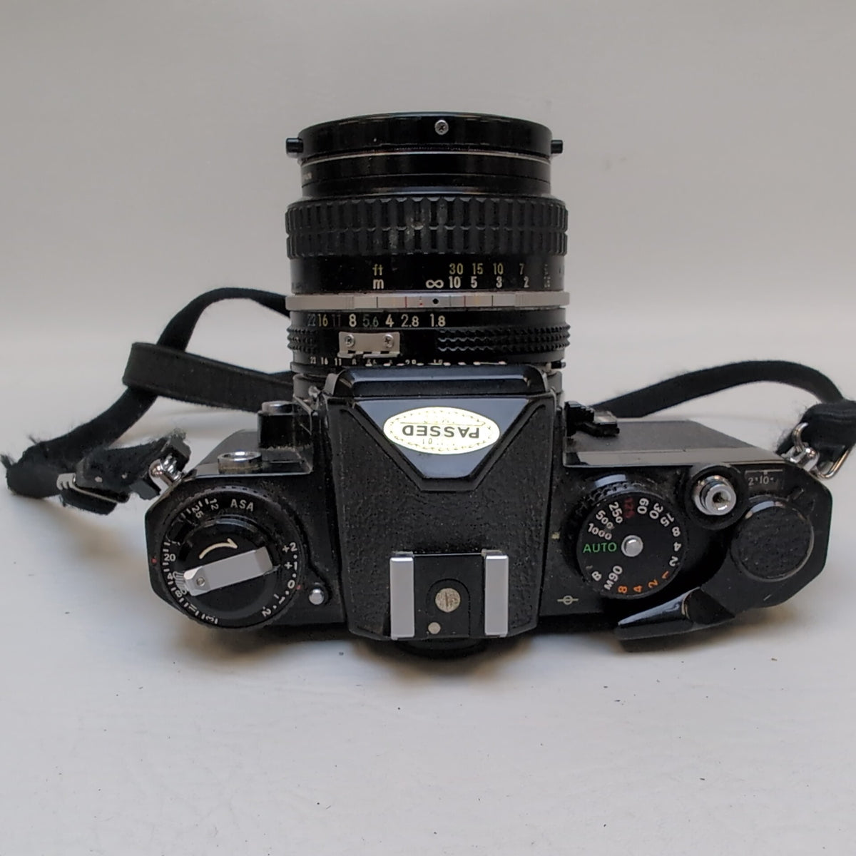 Nikon FE 35mm Film Camera Black w/ Nikkor 50mm f/1.8 Lens 