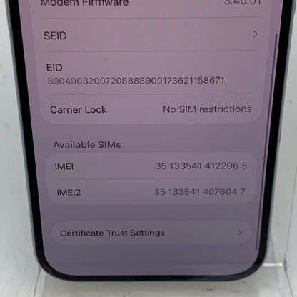 Factory Unlocked Apple iPhone 15 128GB Blue MTLY3LL/A