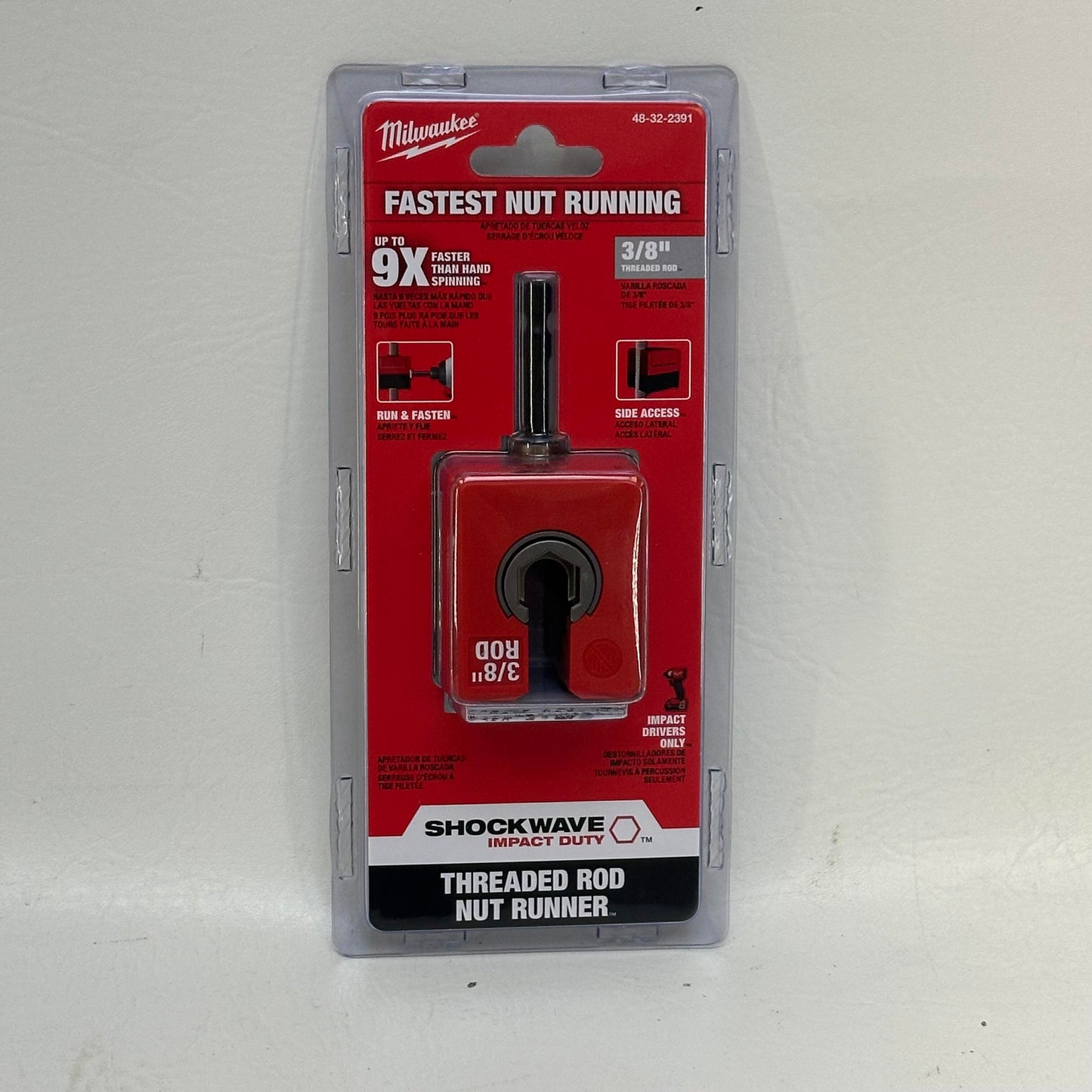 New Milwaukee 48-32-2391 3/8 in. Threaded Rod Nut Runner