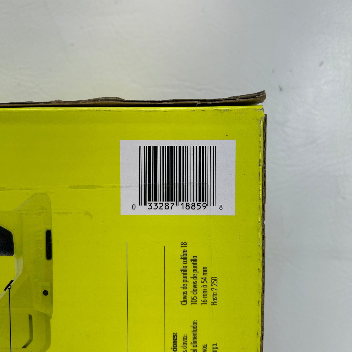 New Ryobi 18V Brushless 18-Gauge Cordless AirStrike Brad Nailer P322