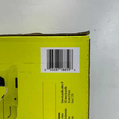 New Ryobi 18V Brushless 18-Gauge Cordless AirStrike Brad Nailer P322