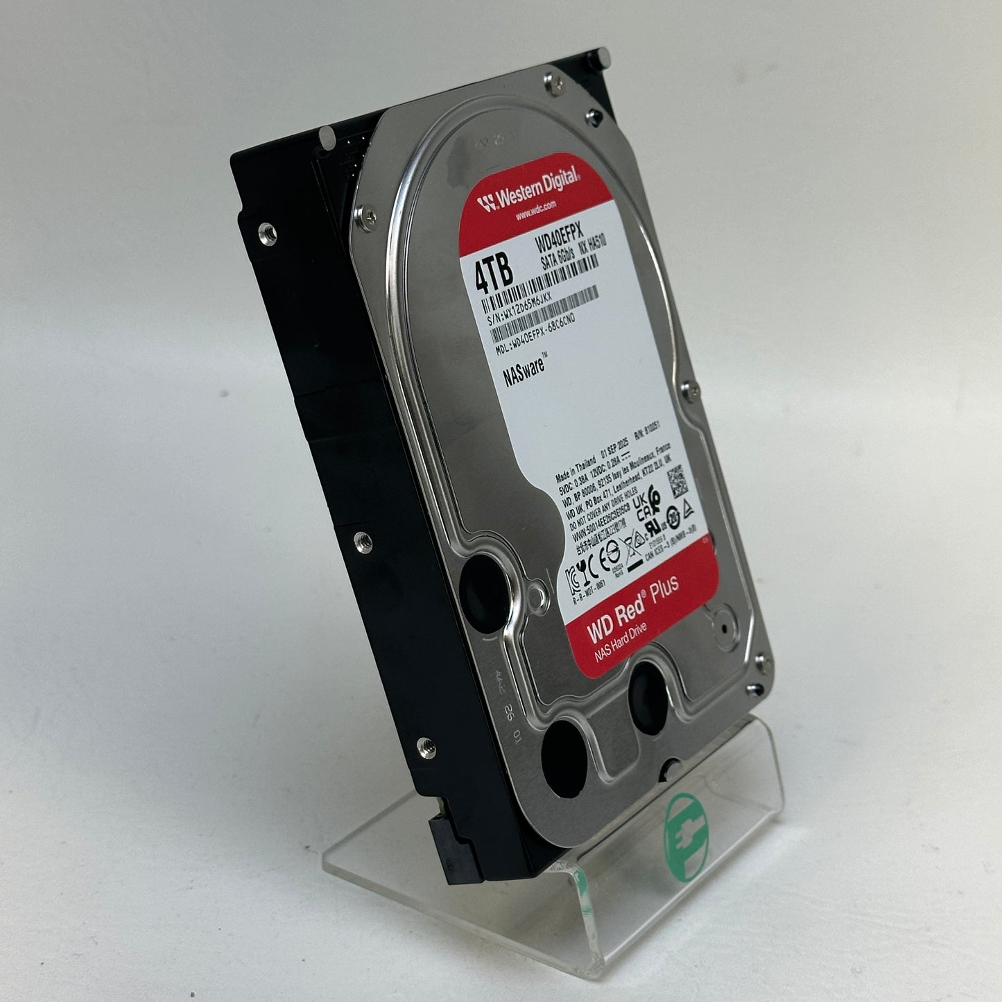 WD 3.5" Red Plus 4TB eSATA III 6Gbps HDD WD40EFPX-68C6CN0