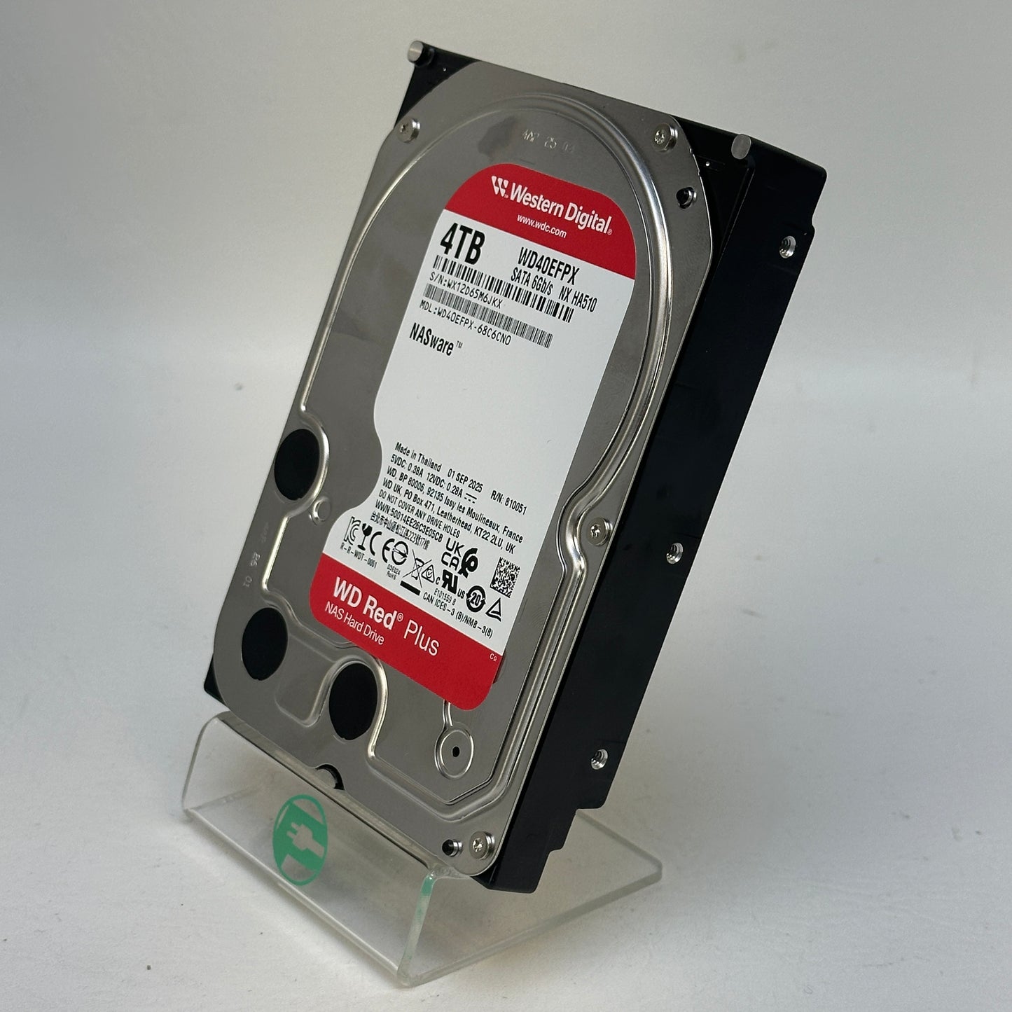 WD 3.5" Red Plus 4TB eSATA III 6Gbps HDD WD40EFPX-68C6CN0