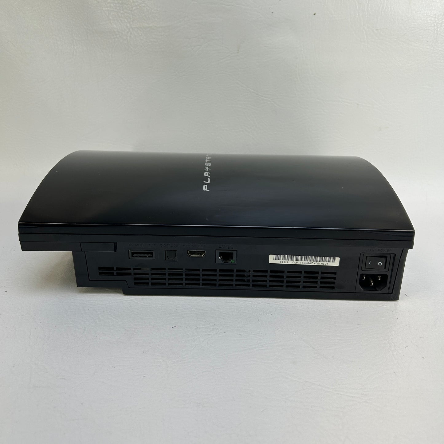 Sony PlayStation 3 Fat PS3 80GB Black Console Gaming System CECHL01