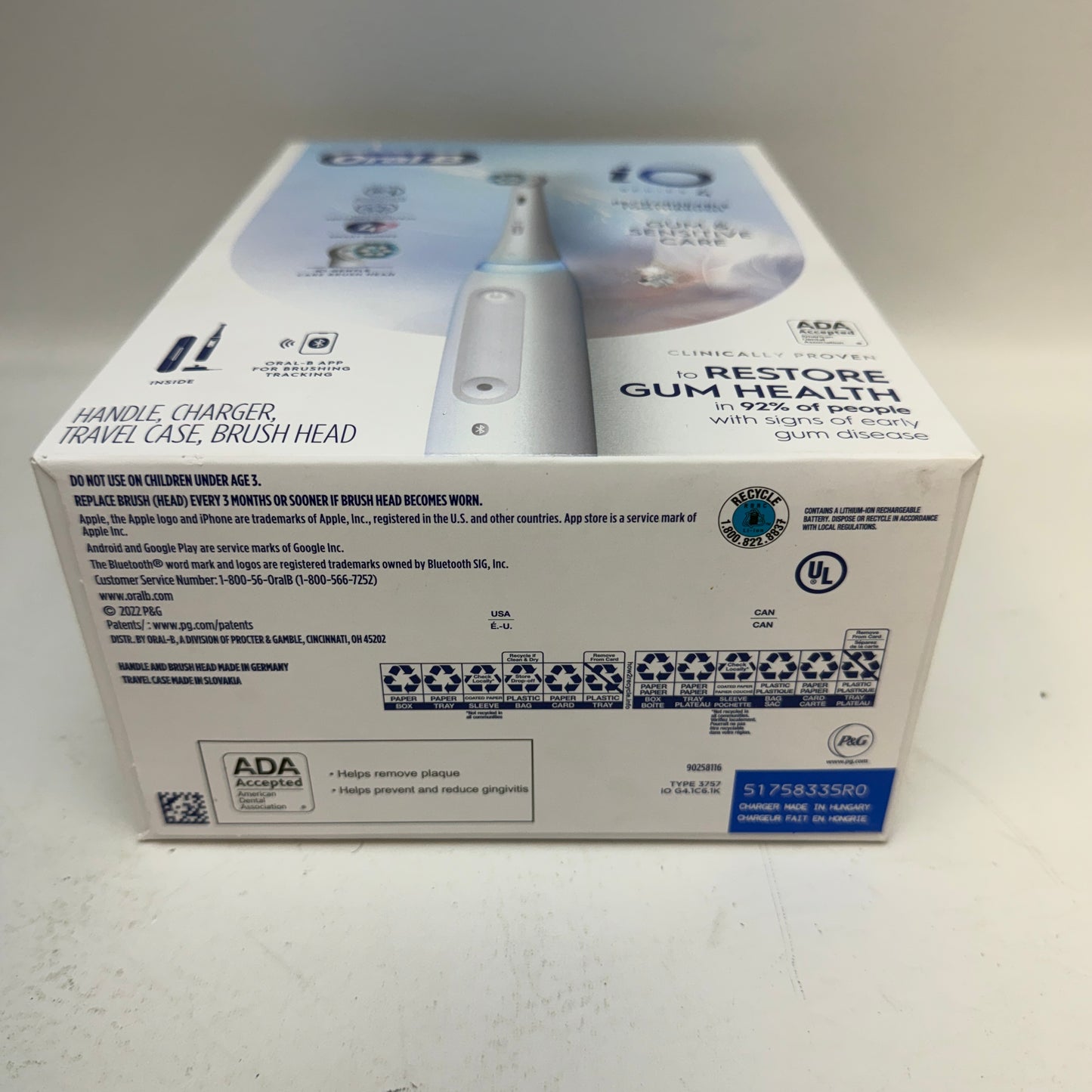 New Oral-B iO Series 4 Rechargeable Electric Toothbrush 86466765