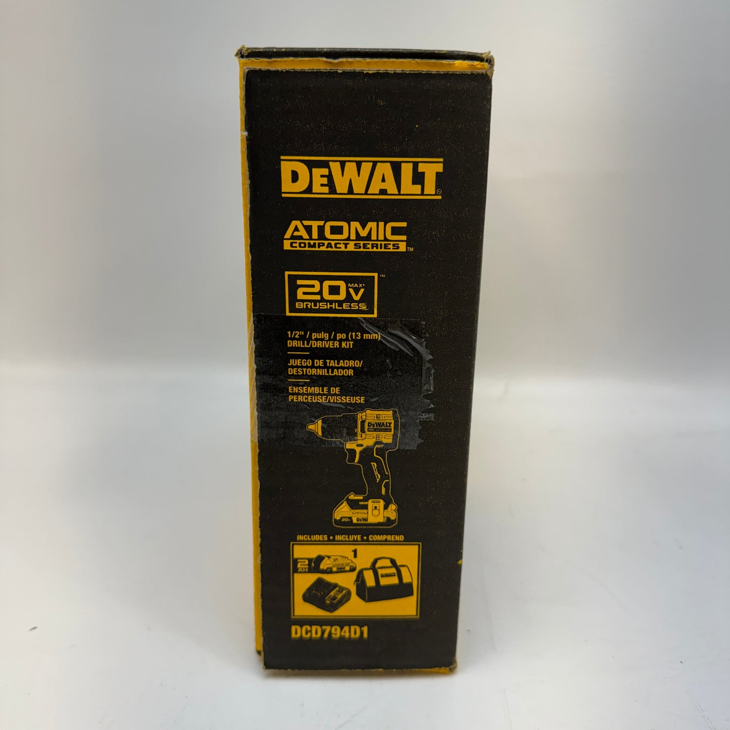 New DEWALT DCD794D1 20V Cordless.5 in Drill Driver 2 Ah