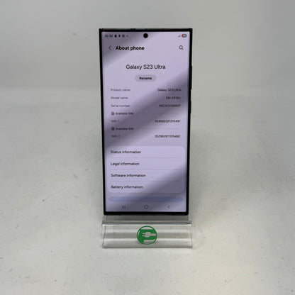 Unlocked Samsung Galaxy S23 Ultra 8GB RAM 256GB SM-S918U Phantom Black