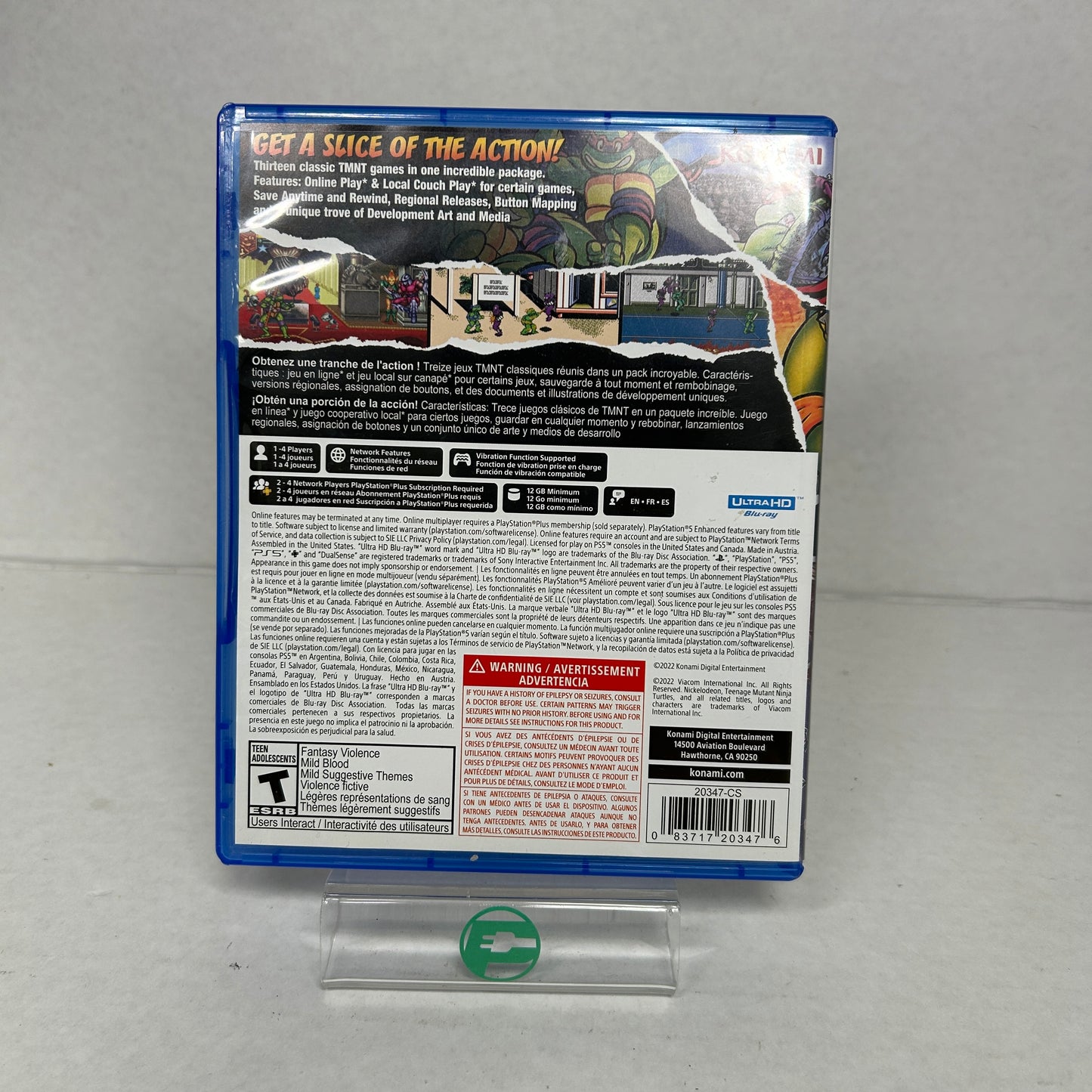 Teenage Mutant Ninja Turtles Cowabunga Collection (Sony PlayStation 5 PS5, 2022)