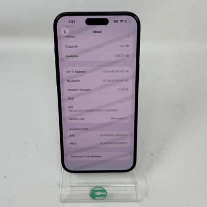 T-Mobile Apple iPhone 16 Plus 256GB Black MXUY3LL/A