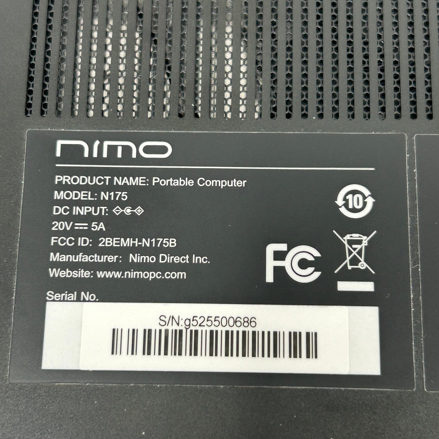 Nimo N175 17.3" Ryzen 9 8945HS 4.0GHz 16GB RAM 1TB SSD